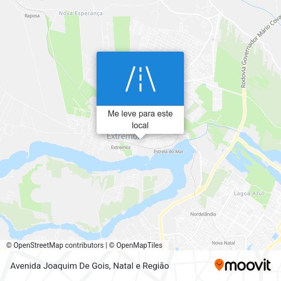 Avenida Joaquim De Gois mapa
