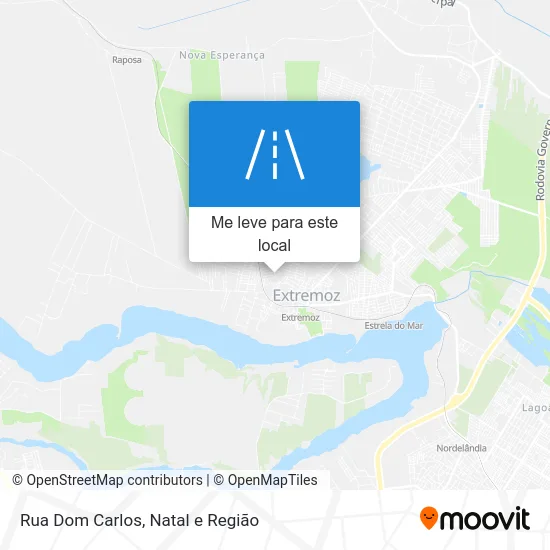 Rua Dom Carlos mapa