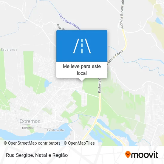 Rua Sergipe mapa