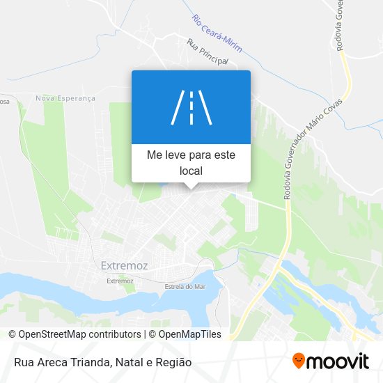 Rua Areca Trianda mapa