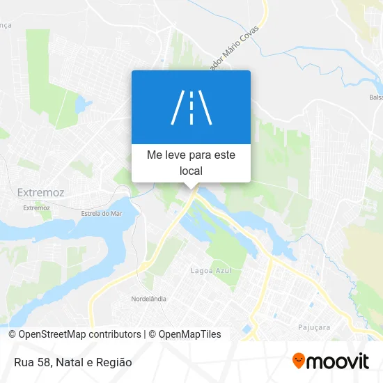 Rua 58 mapa