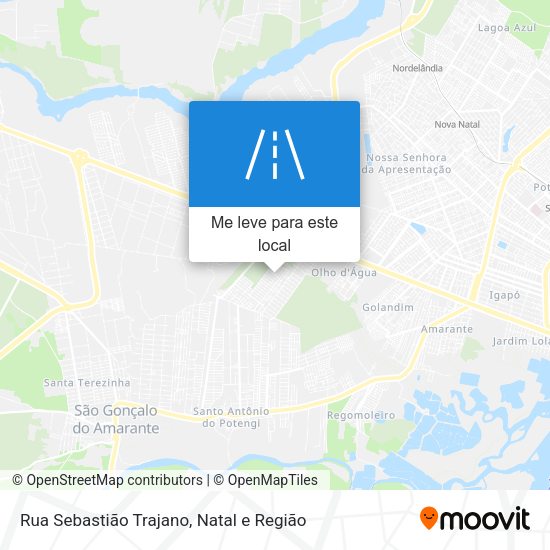Rua Sebastião Trajano mapa