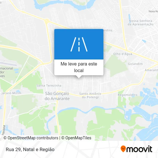Rua 29 mapa