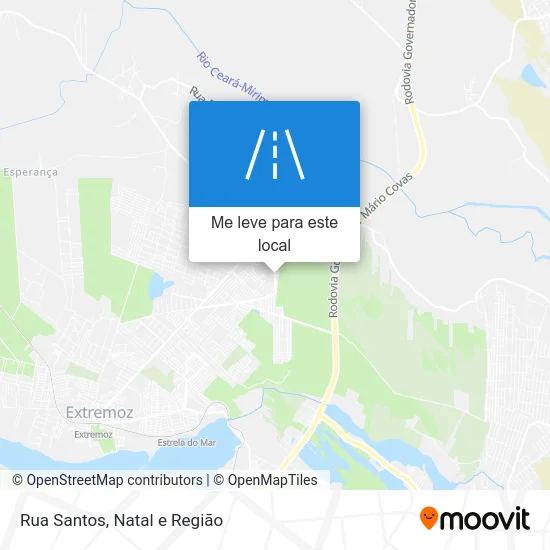 Rua Santos mapa