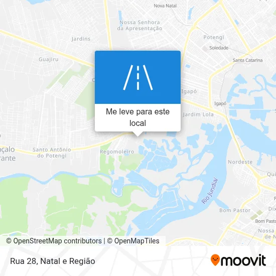 Rua 28 mapa