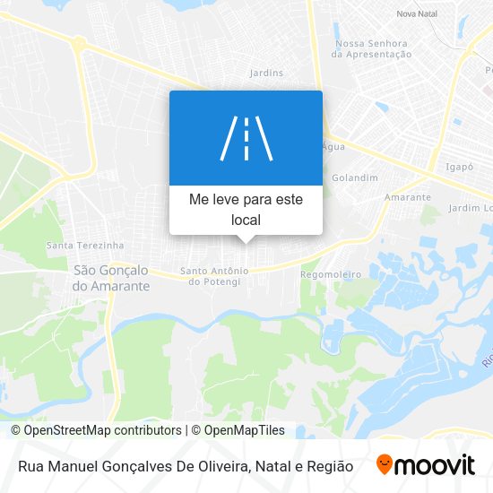 Rua Manuel Gonçalves De Oliveira mapa