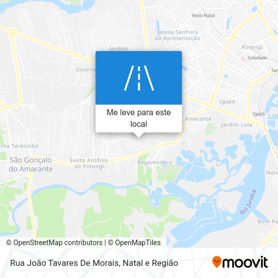 Rua João Tavares De Morais mapa