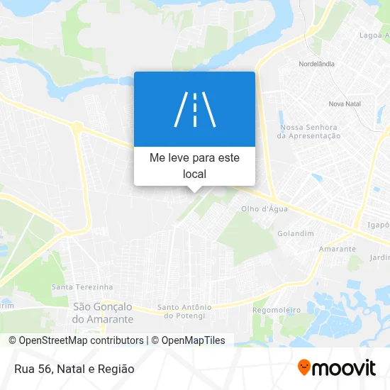 Rua 56 mapa
