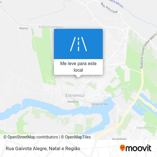 Rua Gaivota Alegre mapa