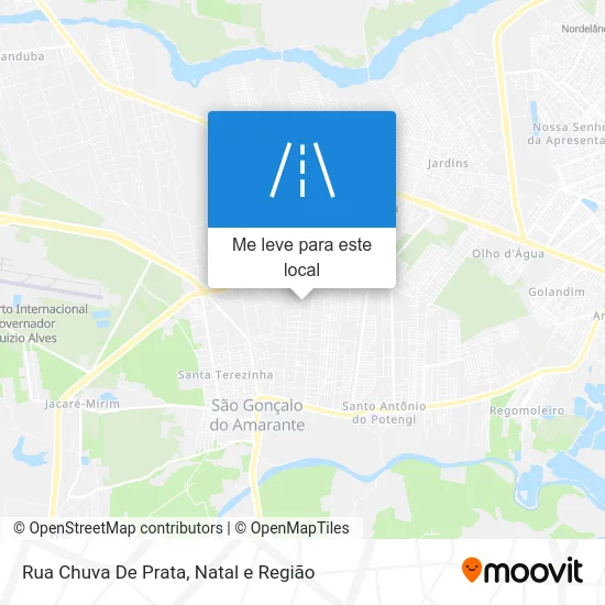 Rua Chuva De Prata mapa