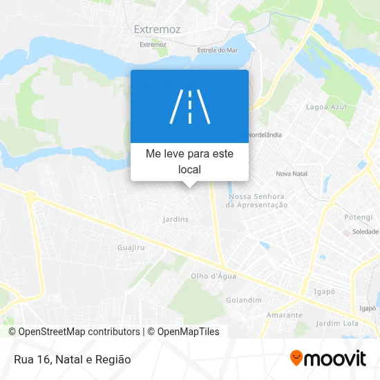 Rua 16 mapa