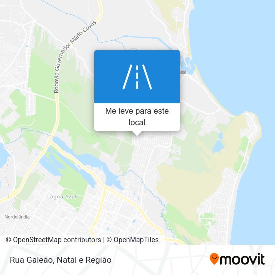 Rua Galeão mapa