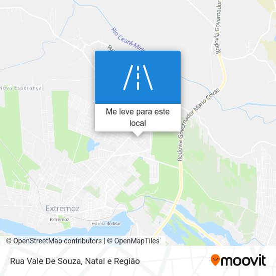 Rua Vale De Souza mapa