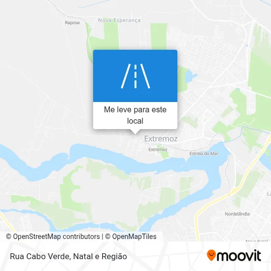 Rua Cabo Verde mapa