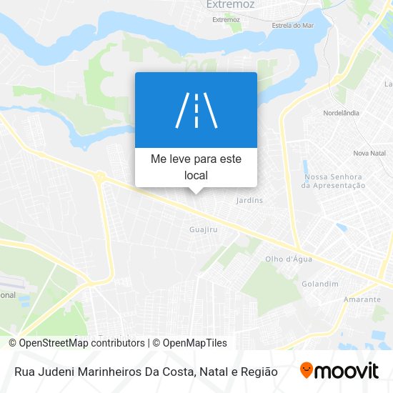 Rua Judeni Marinheiros Da Costa mapa