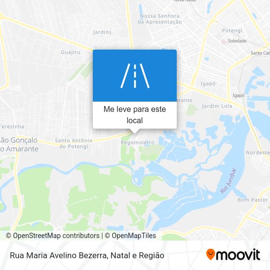 Rua Maria Avelino Bezerra mapa