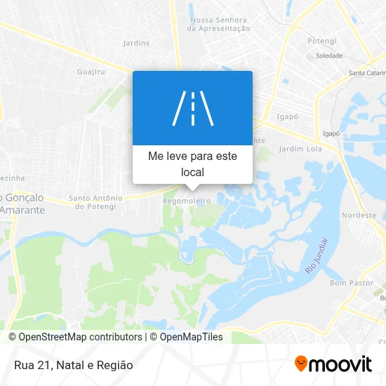 Rua 21 mapa