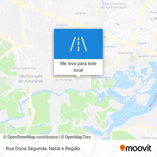 Rua Dona Segunda mapa