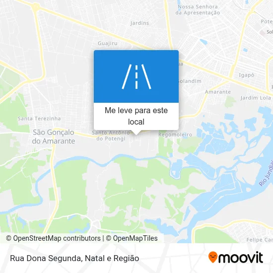 Rua Dona Segunda mapa
