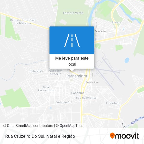 Rua Cruzeiro Do Sul mapa