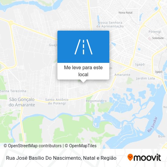 Rua José Basílio Do Nascimento mapa