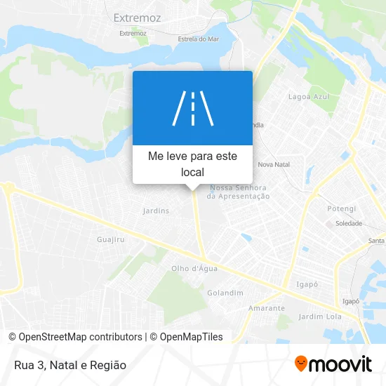 Rua 3 mapa