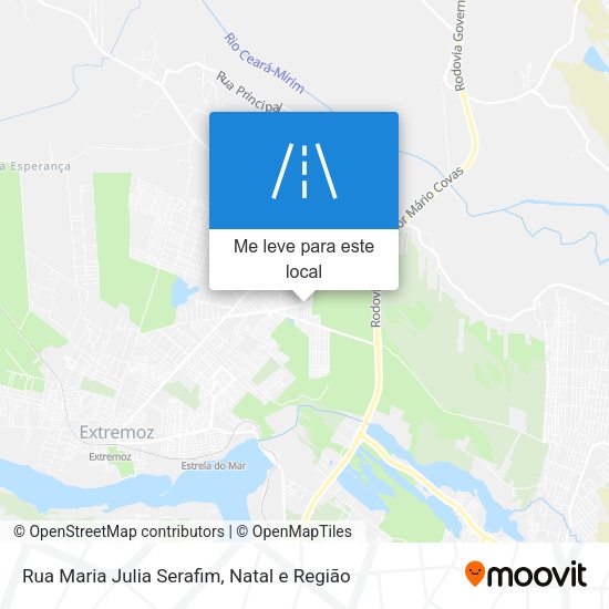 Rua Maria Julia Serafim mapa