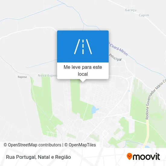 Rua Portugal mapa