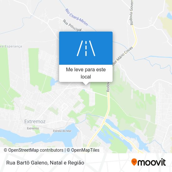 Rua Bartô Galeno mapa