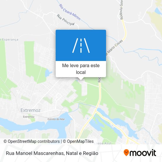 Rua Manoel Mascarenhas mapa