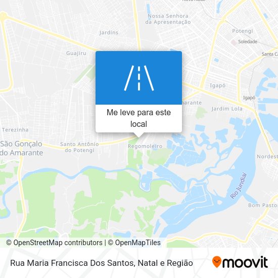 Rua Maria Francisca Dos Santos mapa