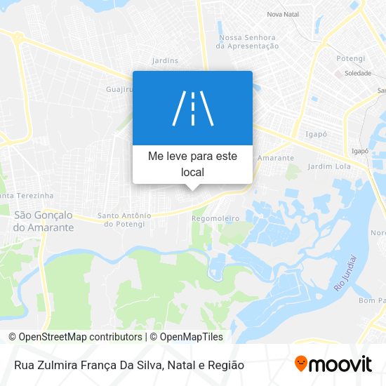 Rua Zulmira França Da Silva mapa