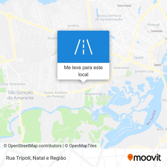 Rua Trípoli mapa