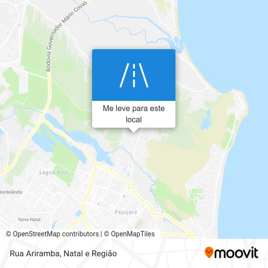 Rua Ariramba mapa