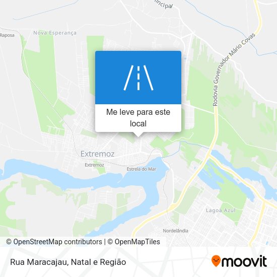 Rua Maracajau mapa