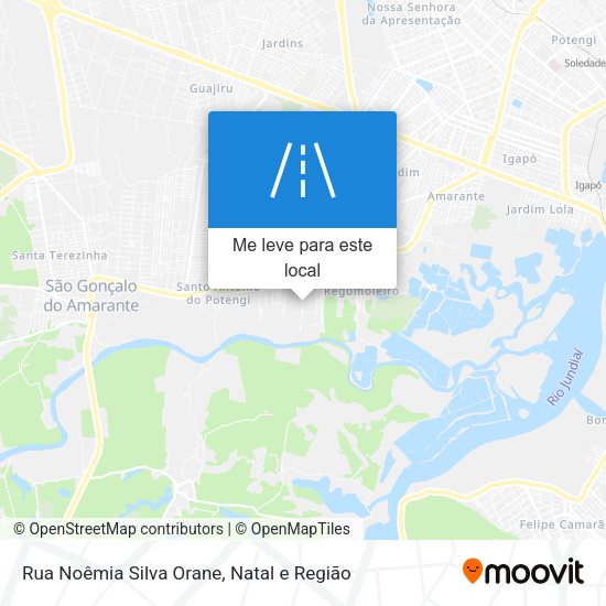 Rua Noêmia Silva Orane mapa