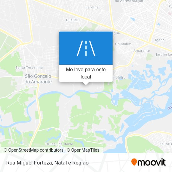 Rua Miguel Forteza mapa
