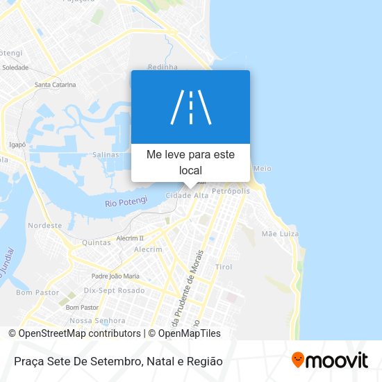 Praça Sete De Setembro mapa