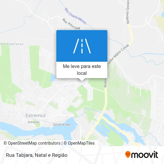 Rua Tabjara mapa