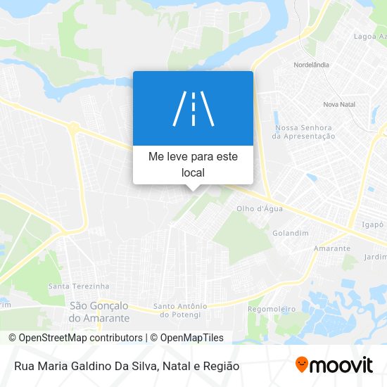 Rua Maria Galdino Da Silva mapa