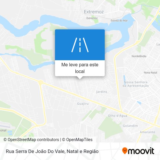 Rua Serra De João Do Vale mapa