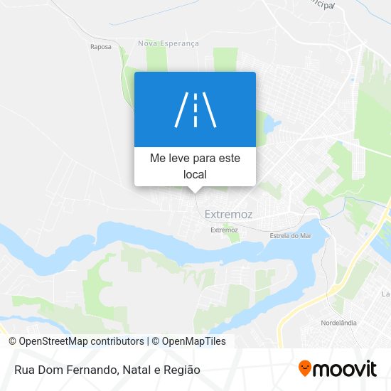 Rua Dom Fernando mapa