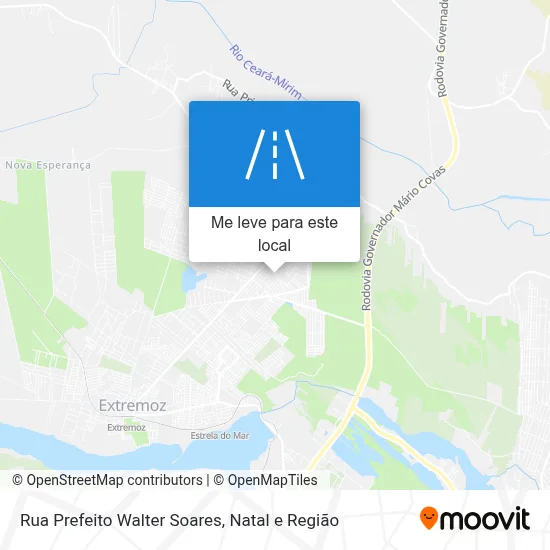 Rua Prefeito Walter Soares mapa