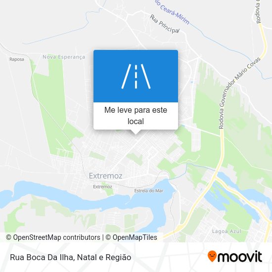 Rua Boca Da Ilha mapa