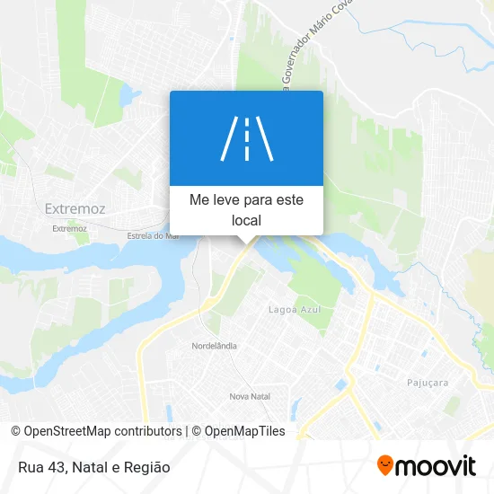 Rua 43 mapa