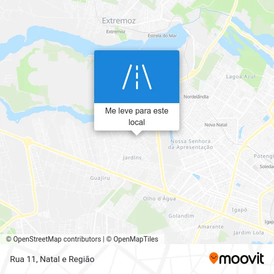Rua 11 mapa