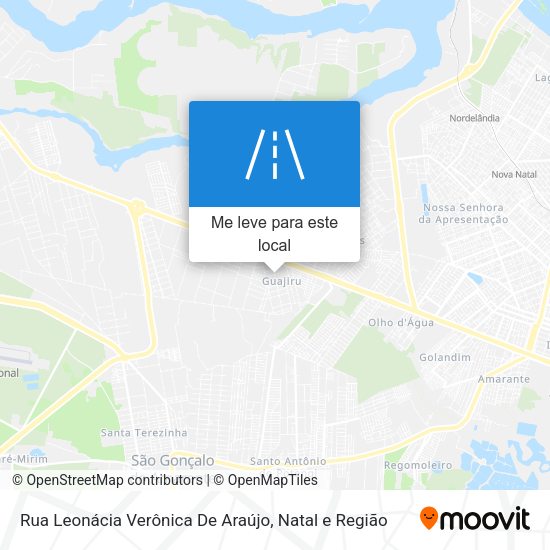 Rua Leonácia Verônica De Araújo mapa