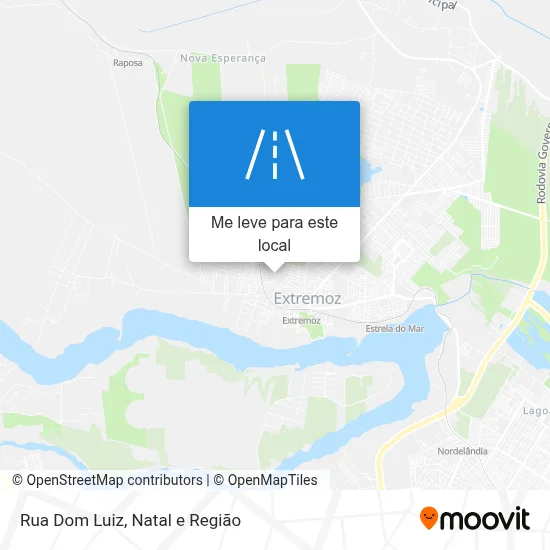 Rua Dom Luiz mapa