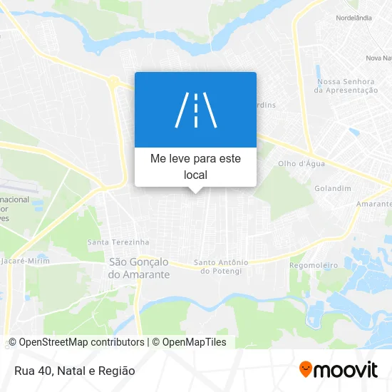 Rua 40 mapa