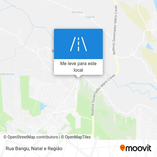 Rua Bangu mapa
